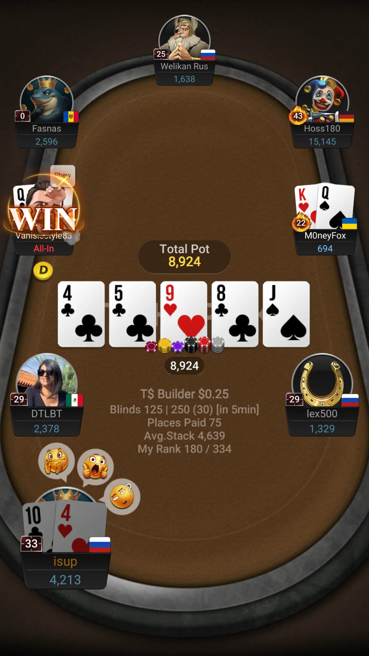 PokerOK на телефоне